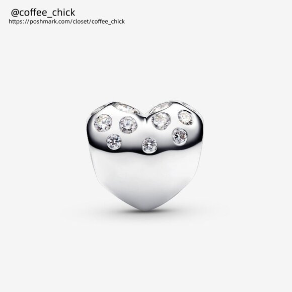 Pandora Pandora Sterling Silver Lab-grown Diamond Heart Charm|Pendant - Picture 2 of 2